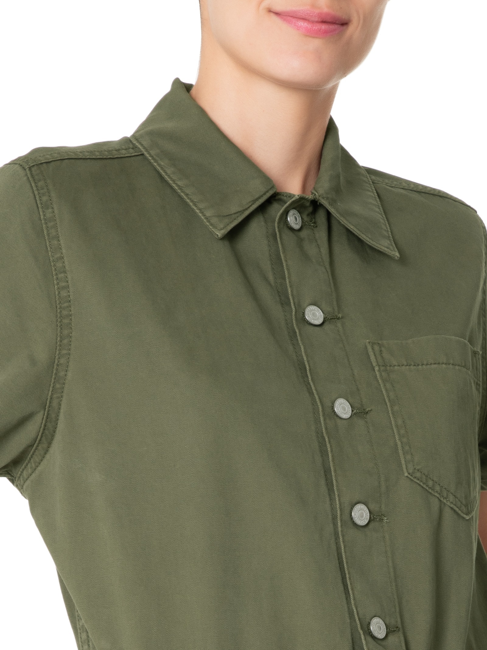 Macaquinho Feminino Heritage Romper Verde Levi's