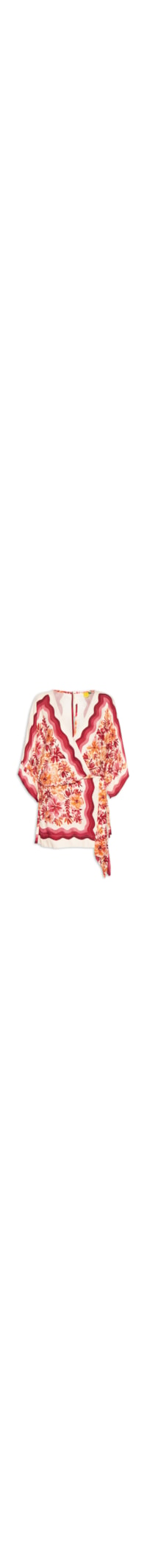 Macaquinho Feminino Lenço Floraline – Vermelho