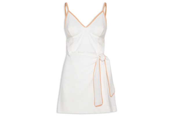 Macaquinho Feminino Linho Viés - Branco