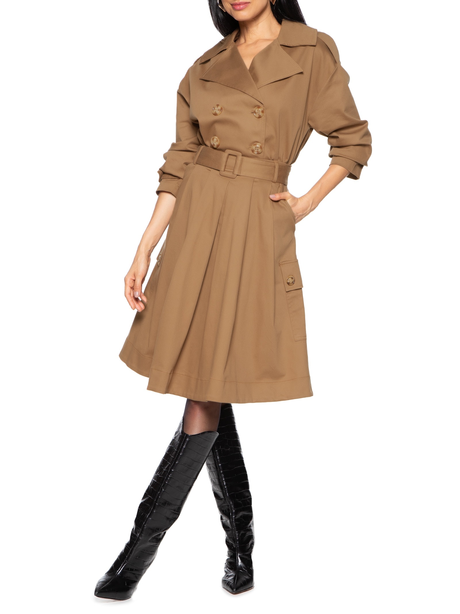 Macaquinho Feminino Liso Marrom Colcci