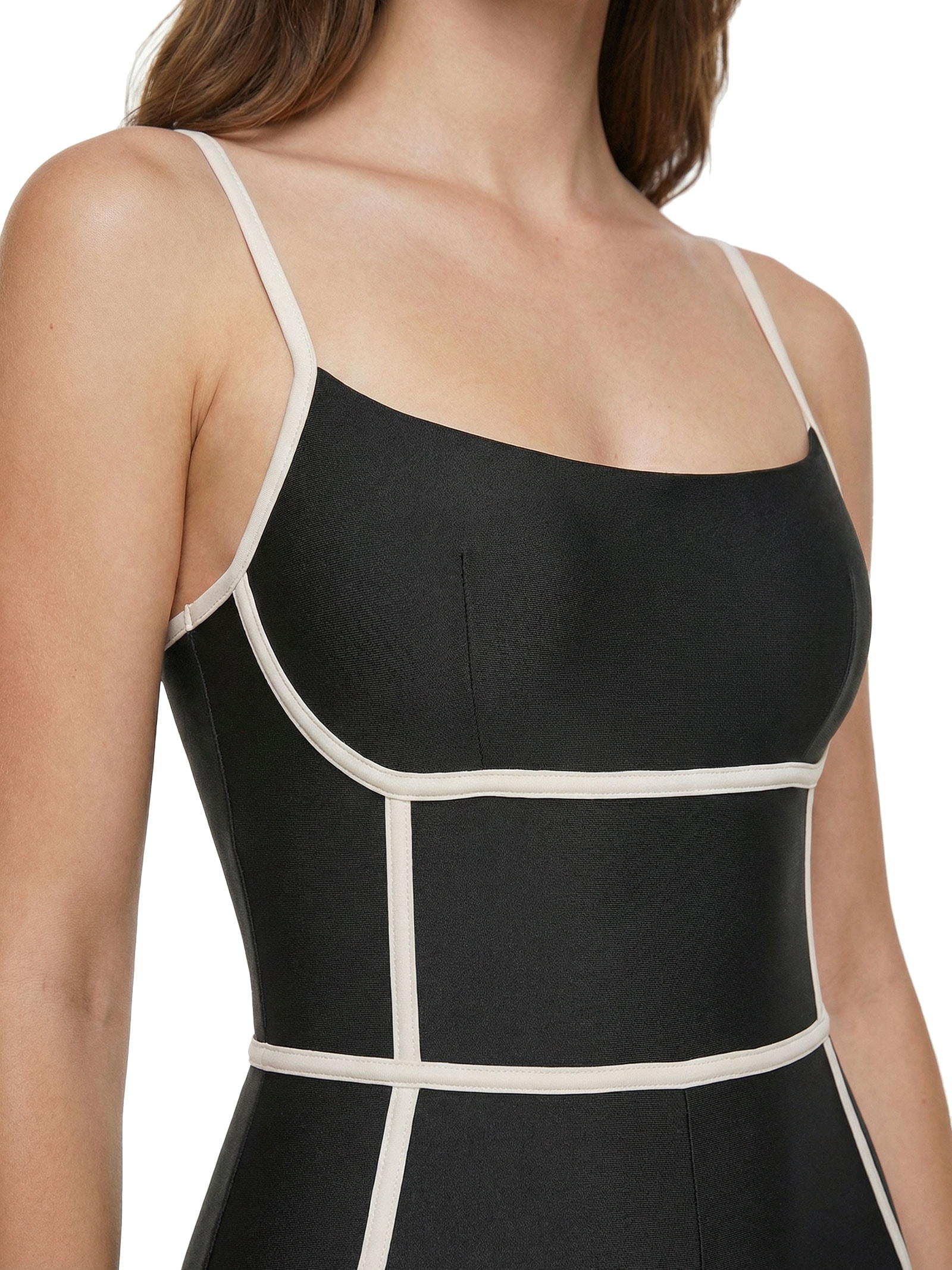 Macaquinho Feminino Liso Preto Body For Sure