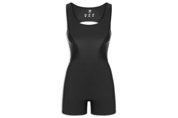 Macaquinho Feminino Liso True Connection - Preto