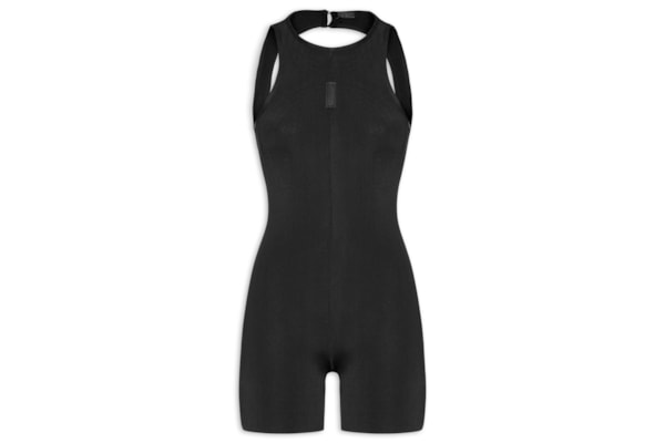 Macaquinho Feminino Mari Tricot - Preto