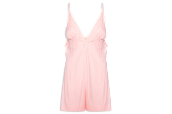 Macaquinho Feminino Renda - Rosa