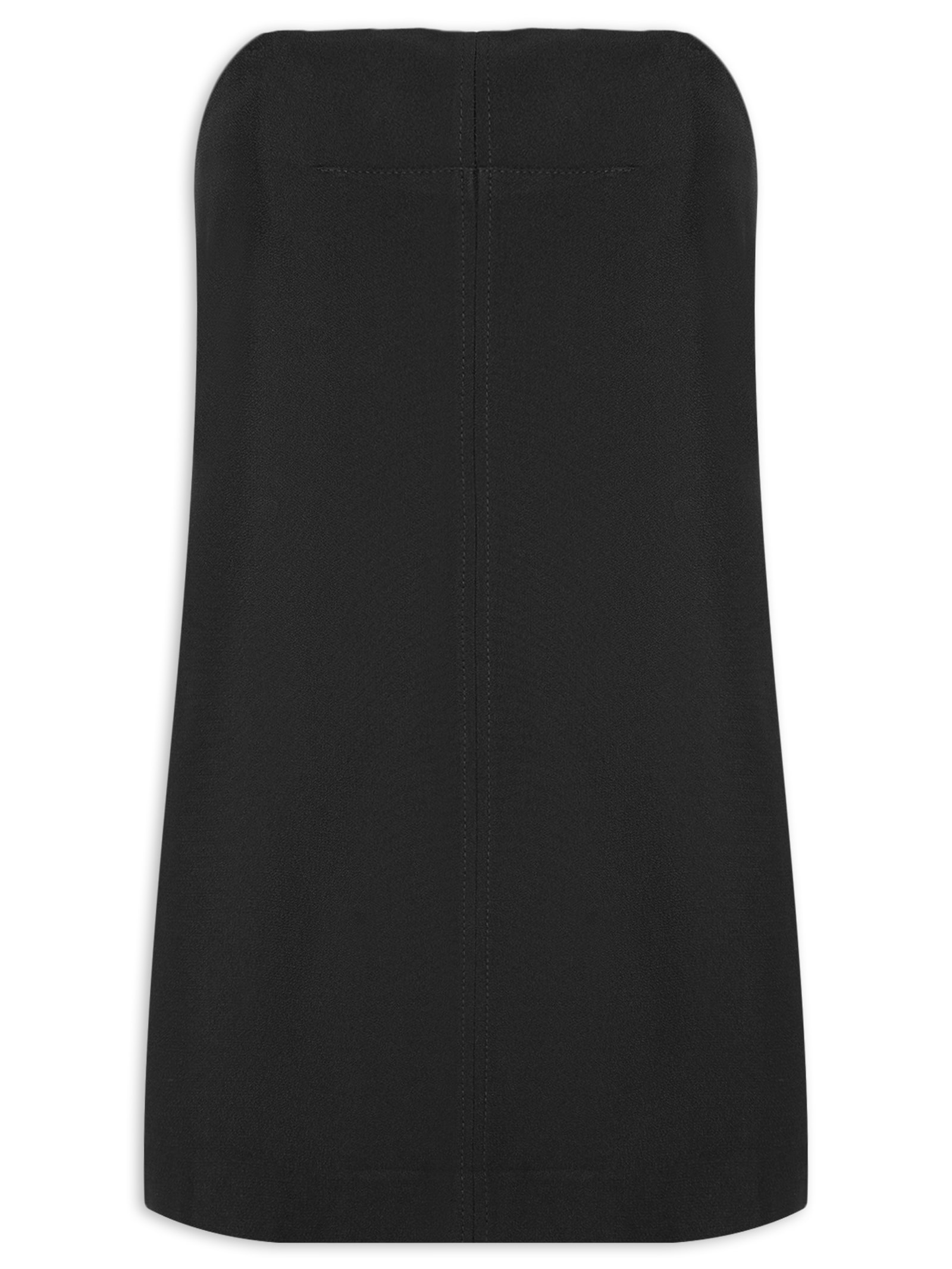 Macaquinho Feminino Sem Alça Crepe Preto Animale