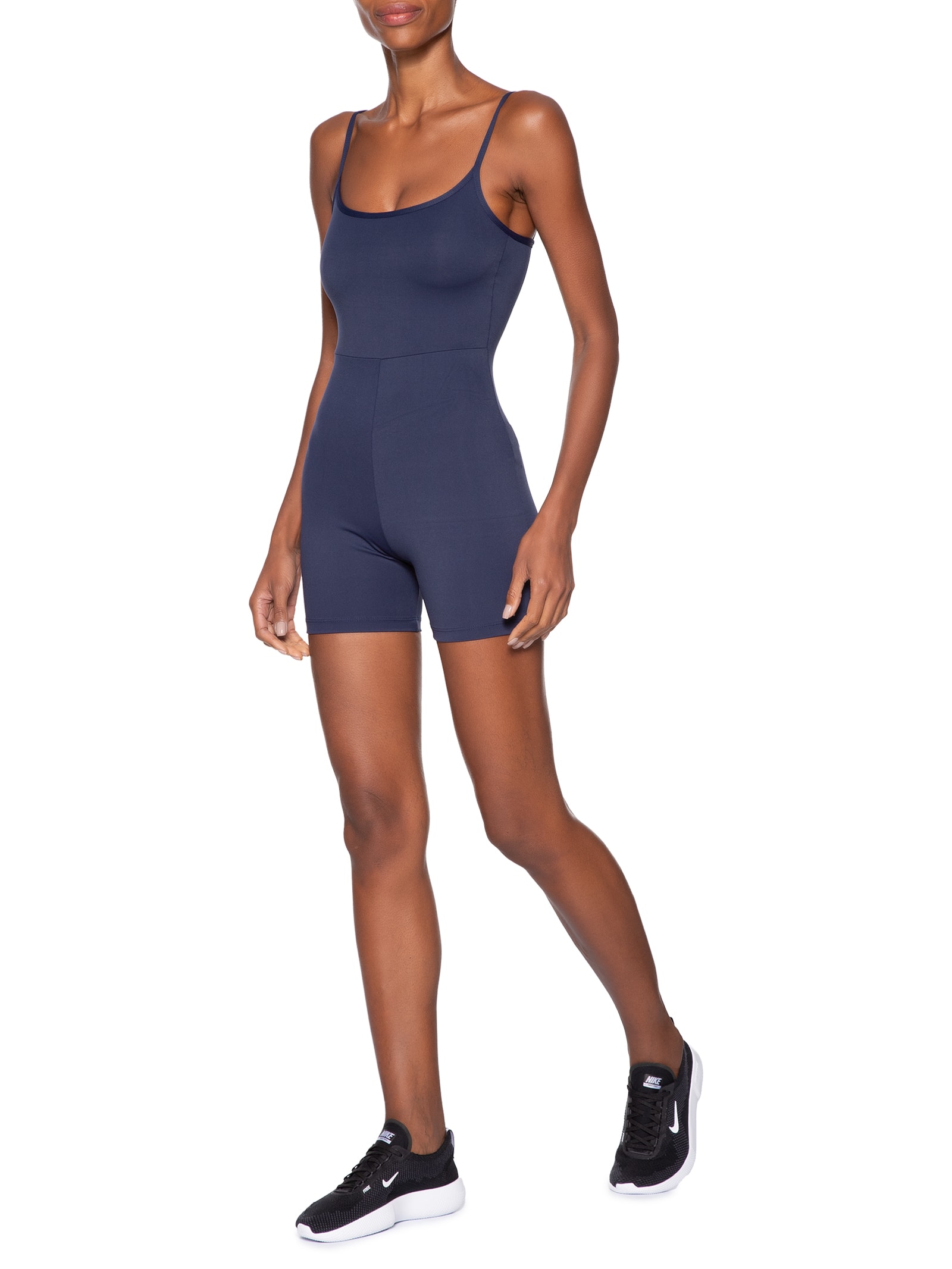 Macaquinho Feminino Sem Manga Azul Hering Sports