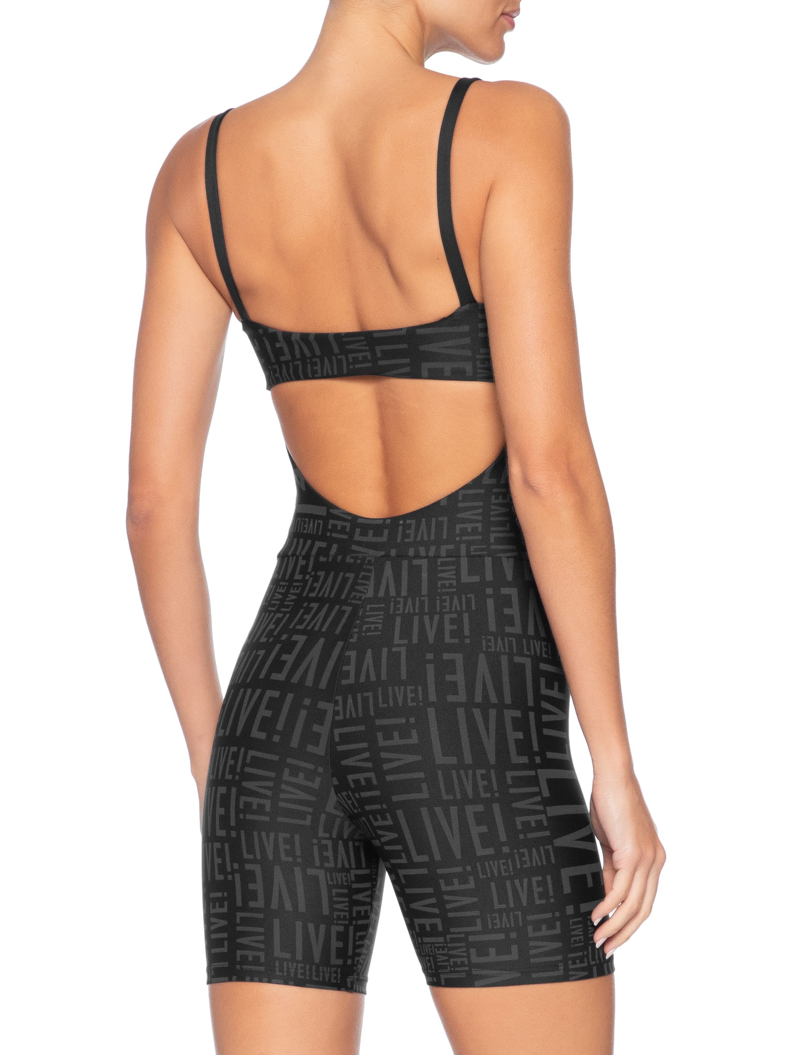 Macaquinho Feminino Shorts Live Preto Live!