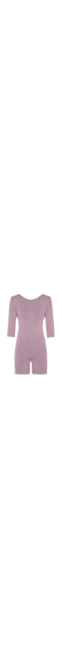 Macaquinho Feminino Shorts Seamless Knit - Roxo