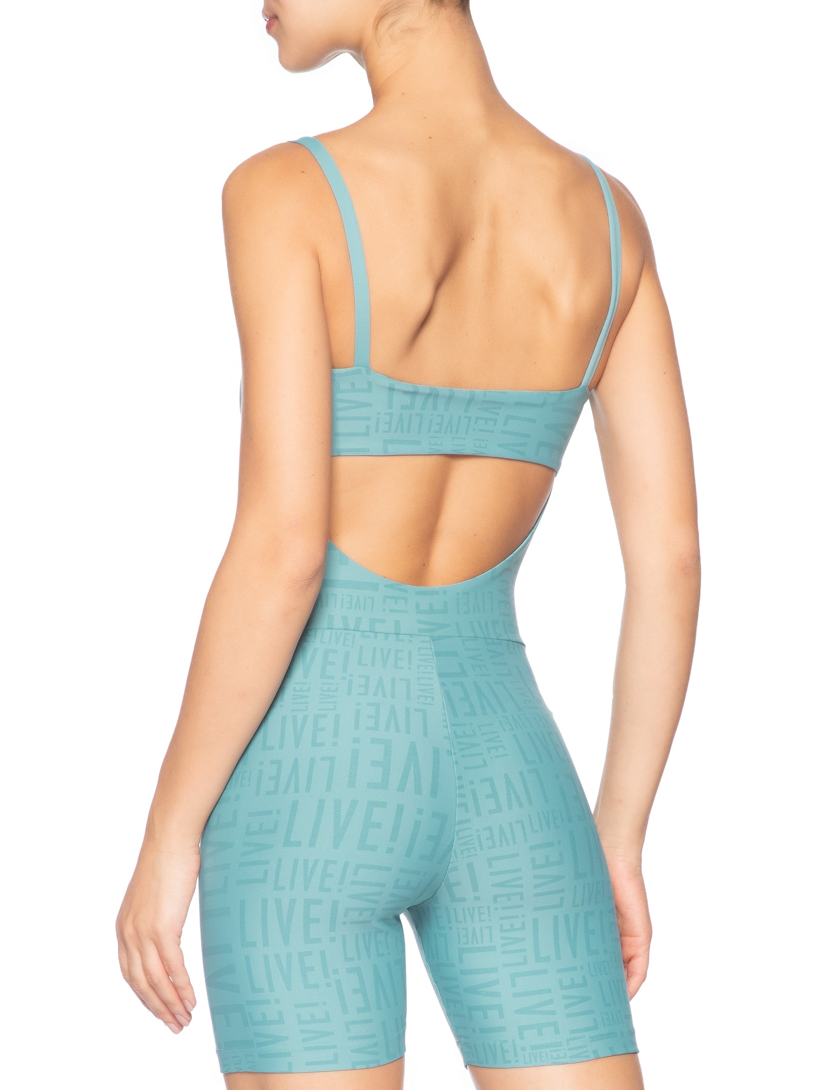 Macaquinho Feminino Shorts Verde Live!