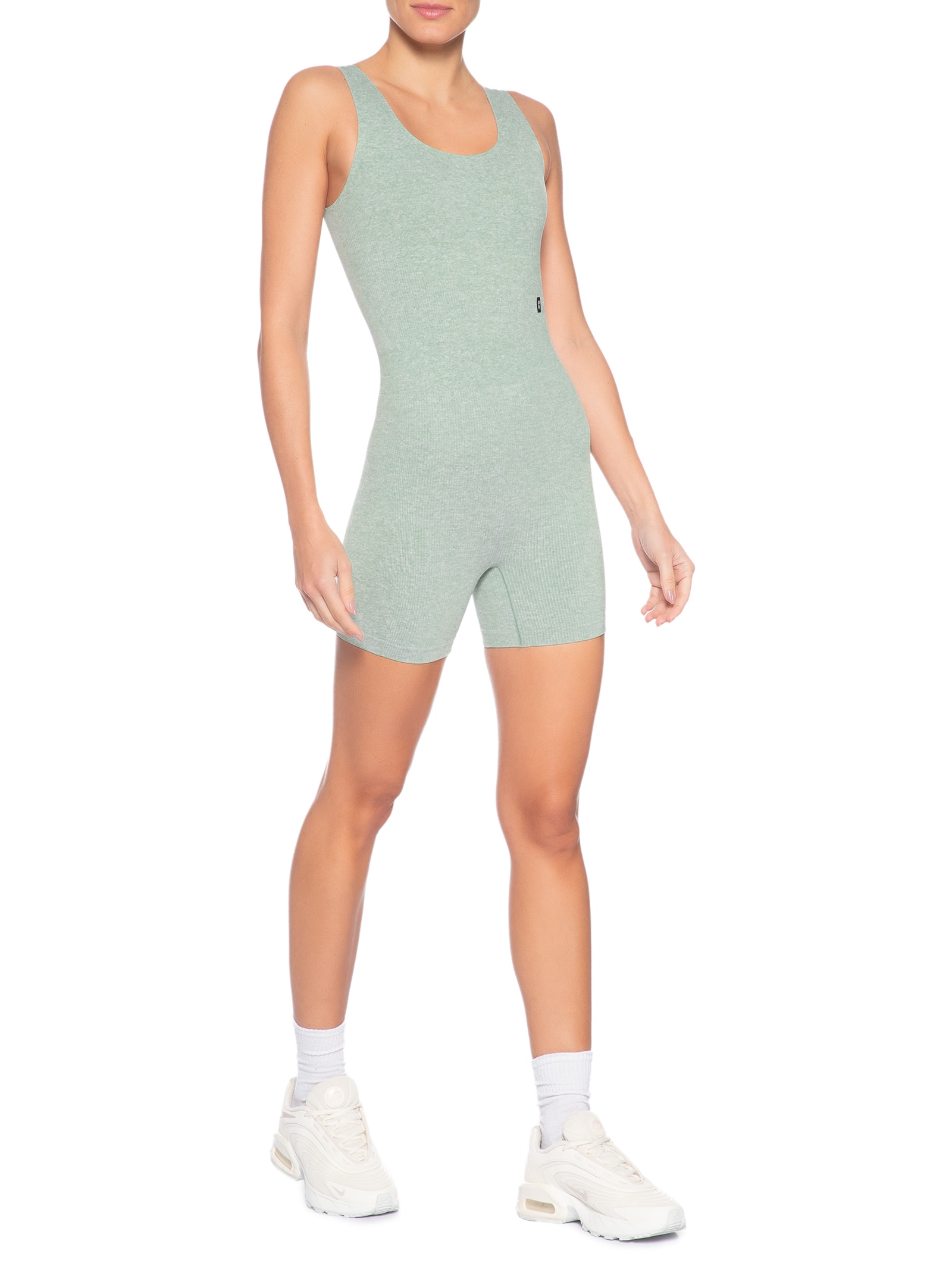 Macaquinho Feminino Studio Knit Bodysuit 1 – Verde On Running
