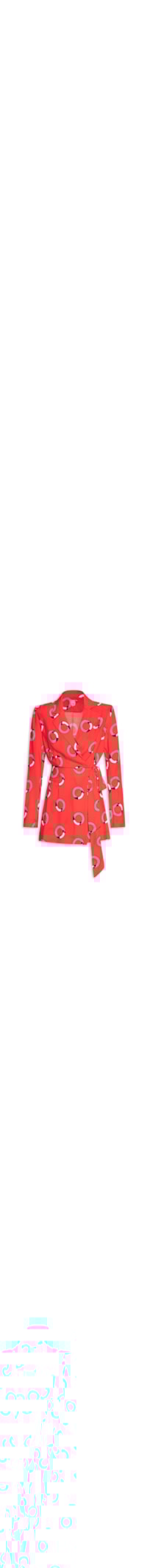 Macaquinho Feminino Tuca Poa - Vermelho