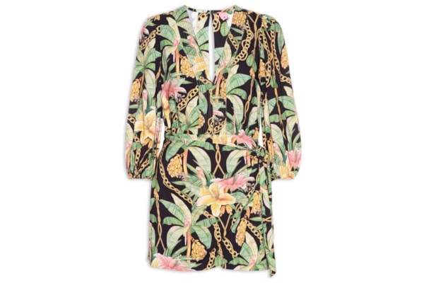 Macaquinho Paraiso Tropical - Preto