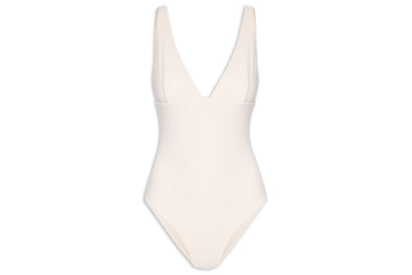 Maiô Alça Reta Saint Tropez - Off White