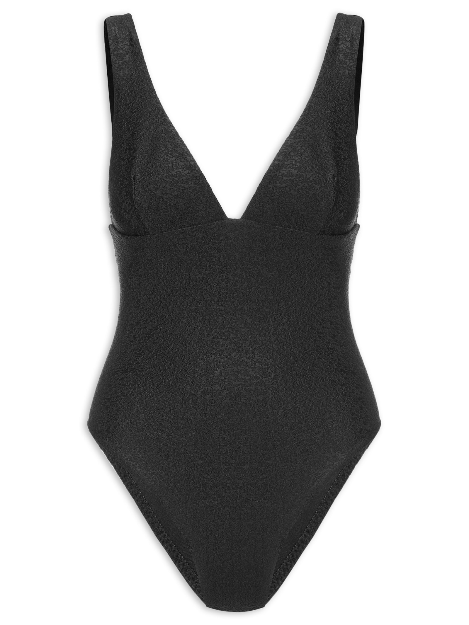 Maiô Alça Reta Saint Tropez Preto Body For Sure