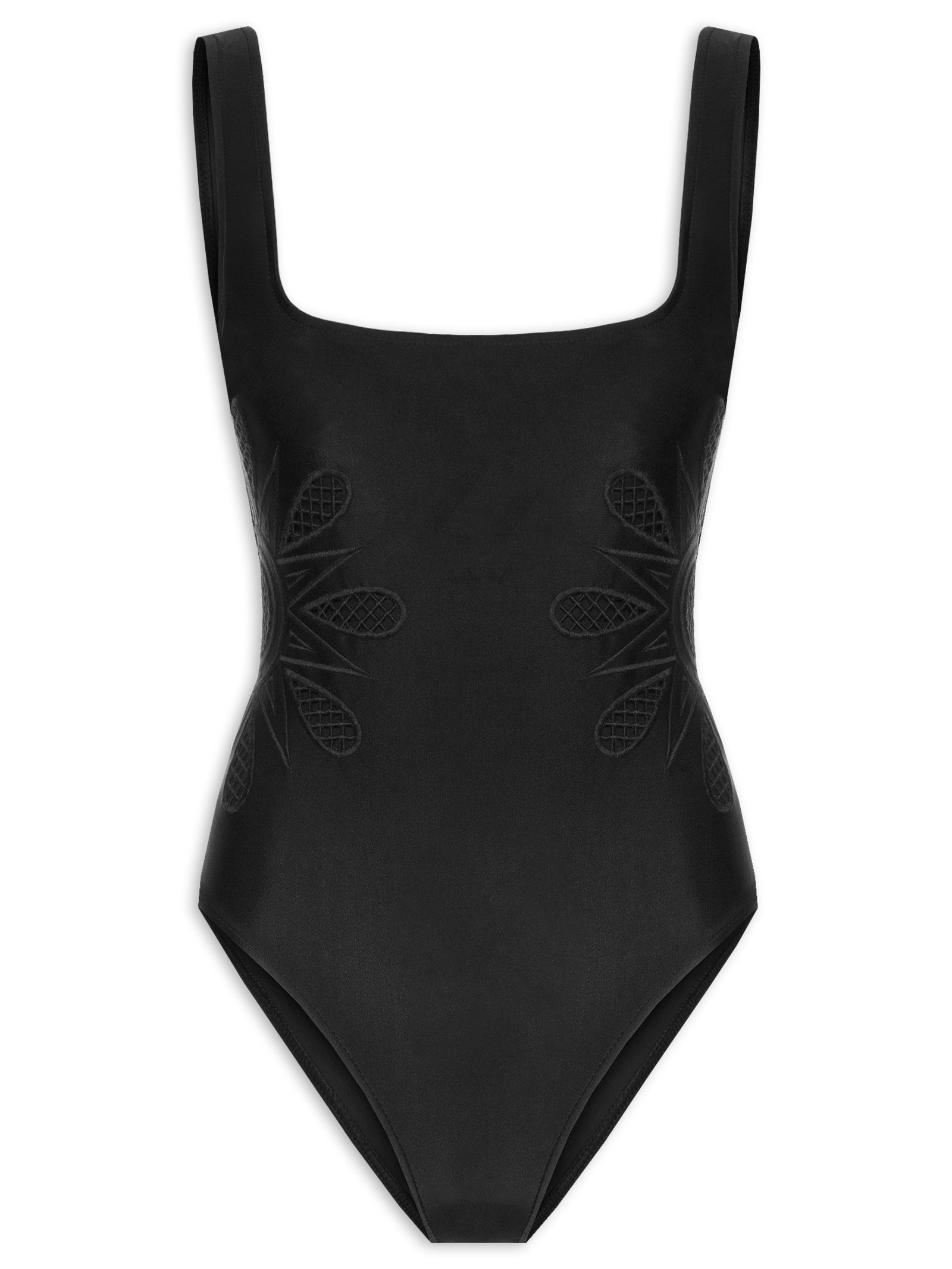 Maiô Artesanal Richilieu Preto Farm Praia