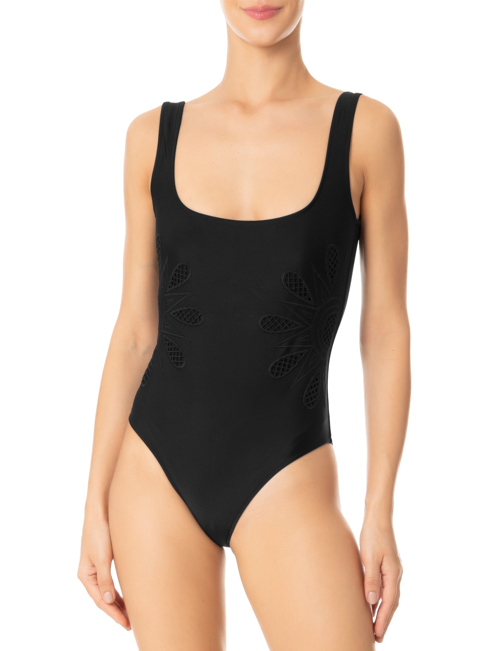 Maiô Artesanal Richilieu Preto Farm Praia