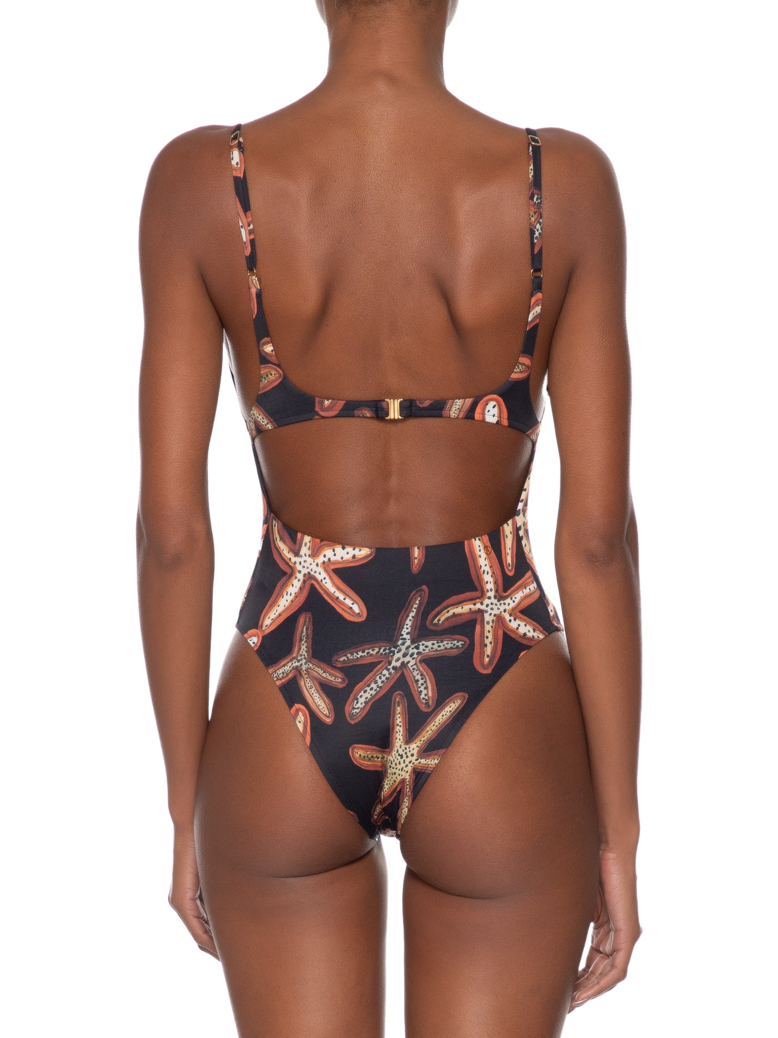 Maiô Aster Preto Animale Resort