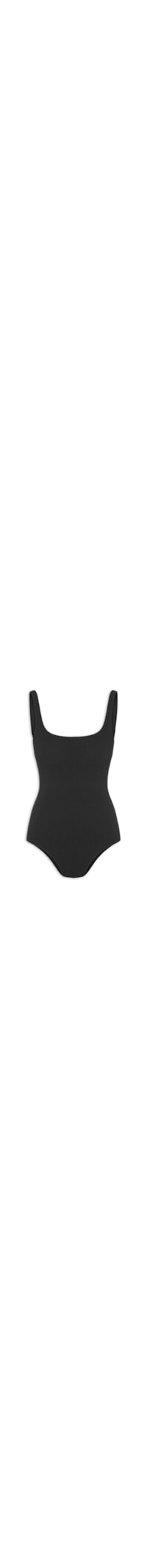 Maiô Básico Com Textura Liso - Preto