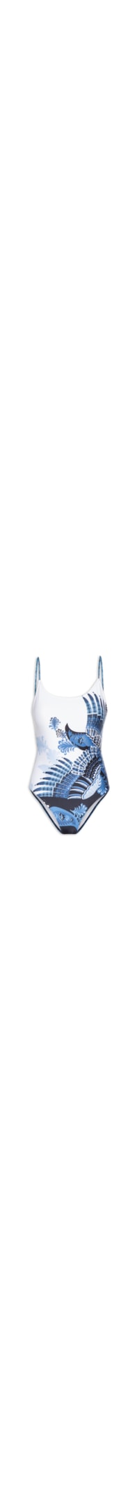 Maiô Básico Estampado - Panô – Azul