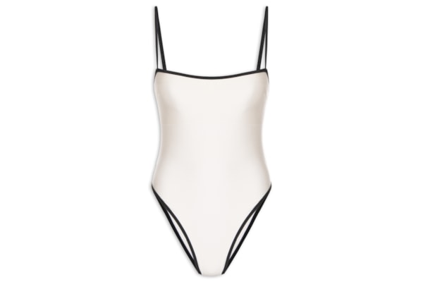 Maiô Bicolor - Branco