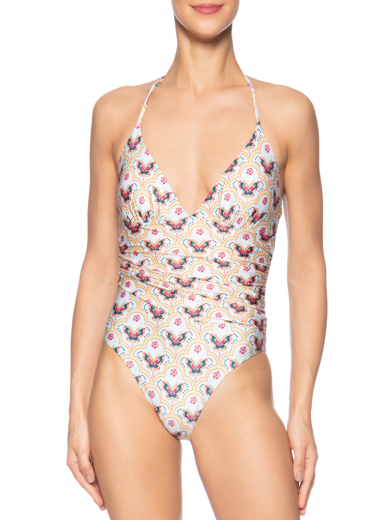 Maiô Borboleta Azul Mktbeach