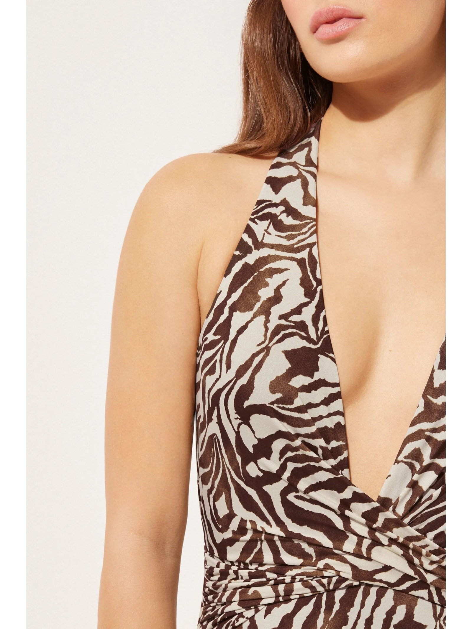 Maiô Brown Zebra Marrom Calzedonia