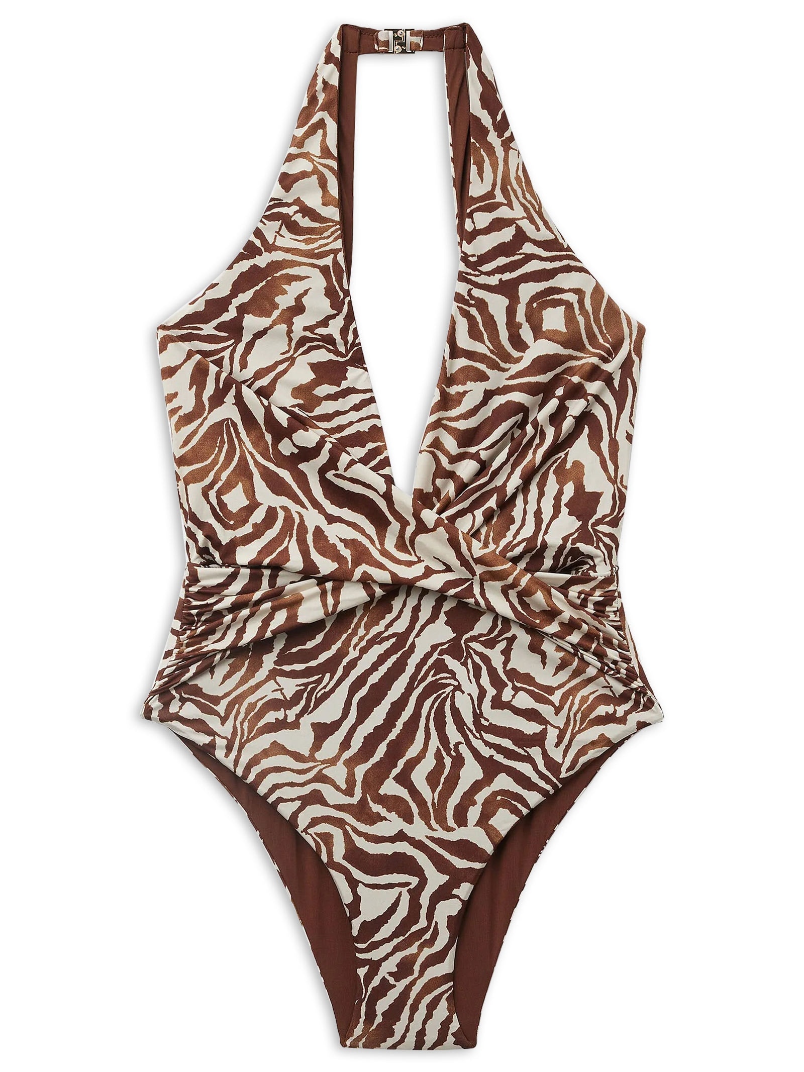 Maiô Brown Zebra Marrom Calzedonia