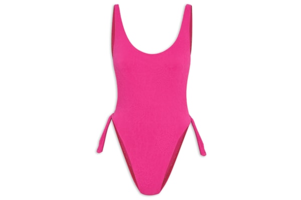 Maiô Cavado Textura Flor - Rosa