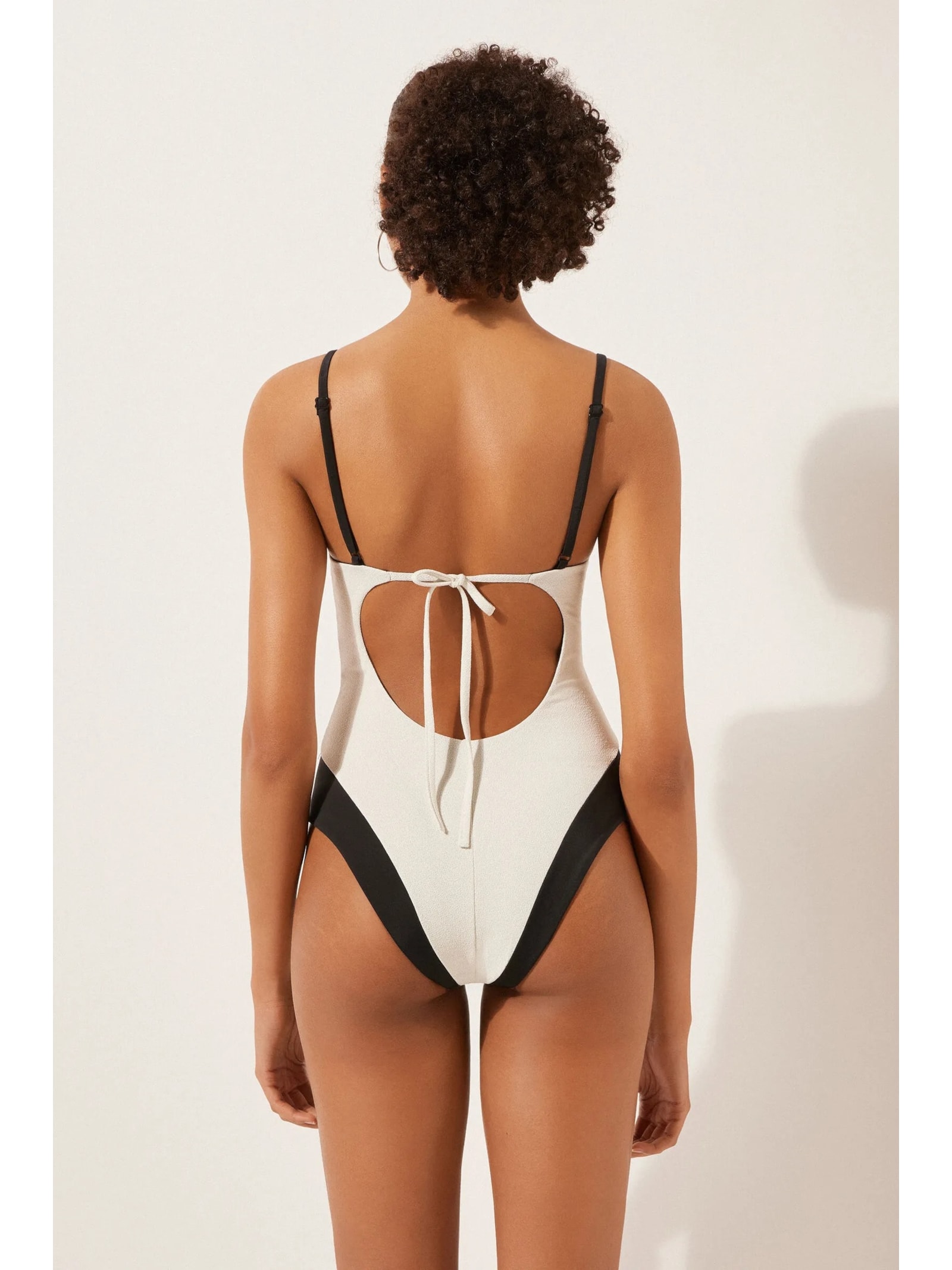 Maiô Com Bojo Double Bikini Branco Calzedonia