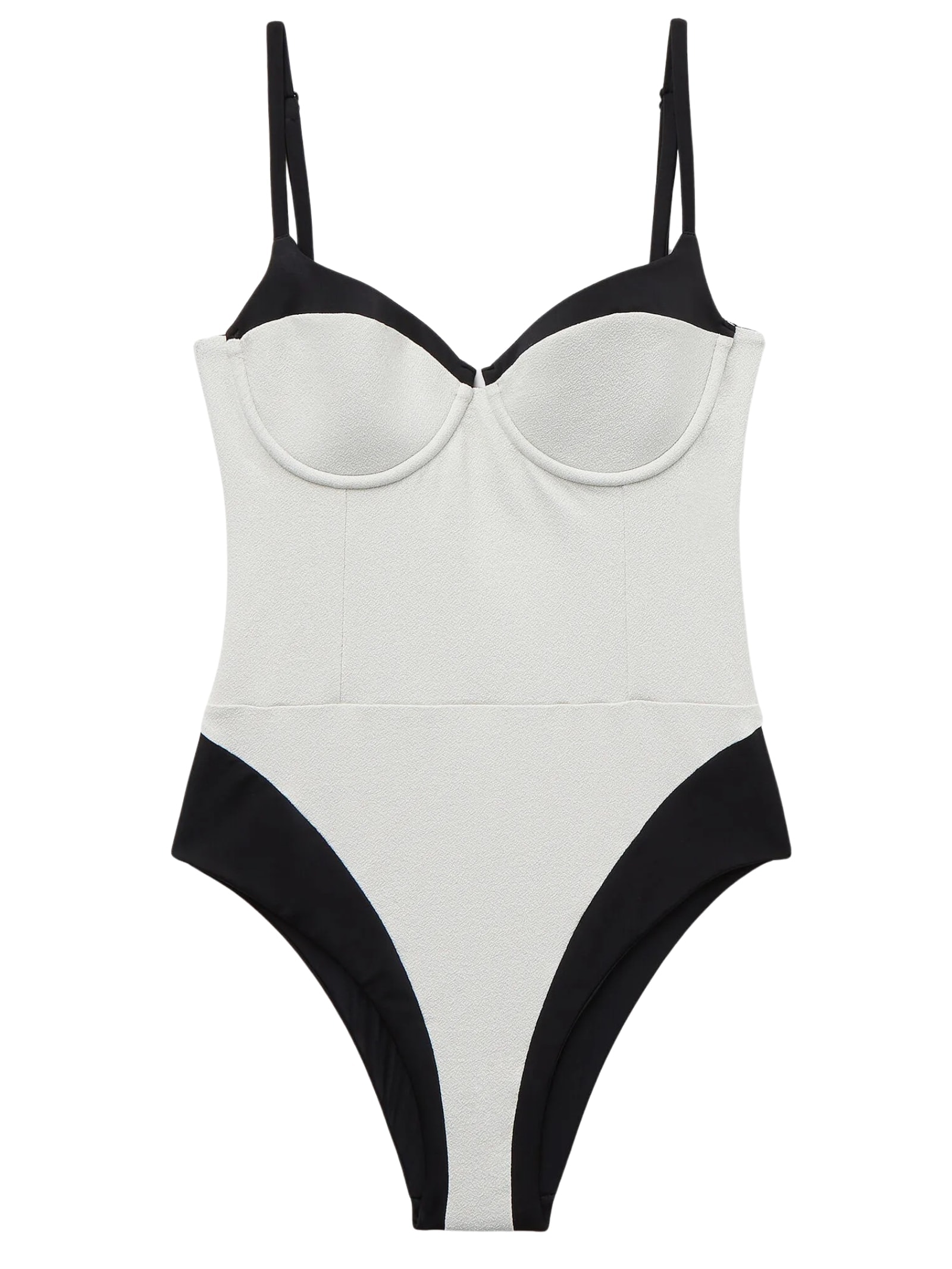 Maiô Com Bojo Double Bikini Branco Calzedonia