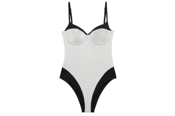 Maiô Com Bojo Double Bikini - Branco
