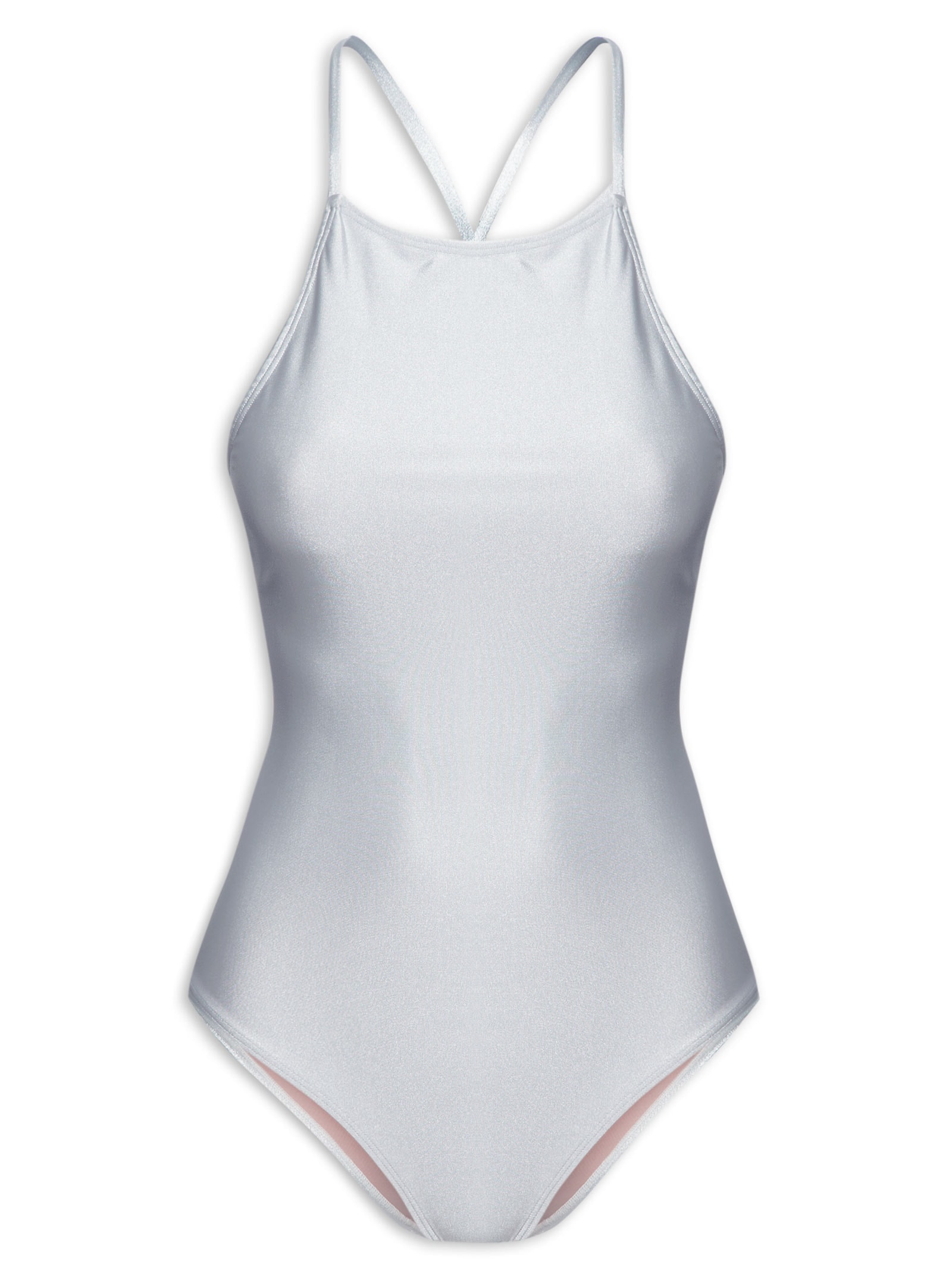 Maiô Com Decote Costas Cinza '2Essential