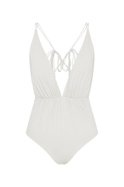 maiô com lacinhos bio artemis off white