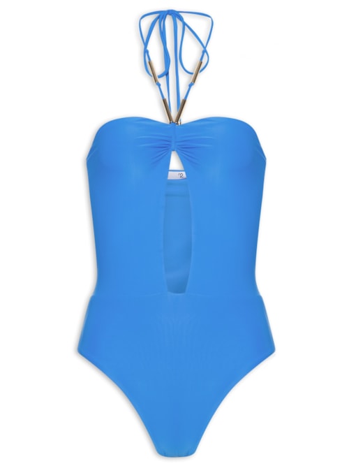 Maiô Com Recorte – Azul