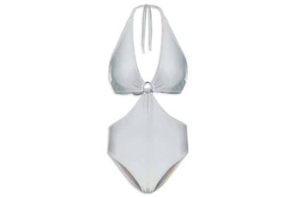 Maiô Com Recortes - Cinza