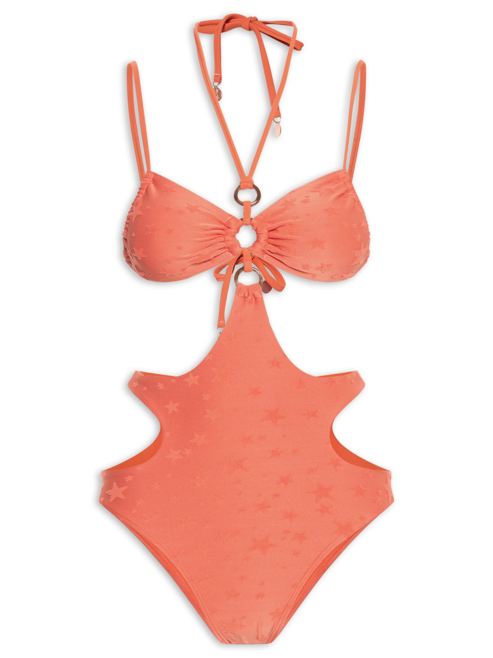 Maiô Cut Out Laranja Mktbeach
