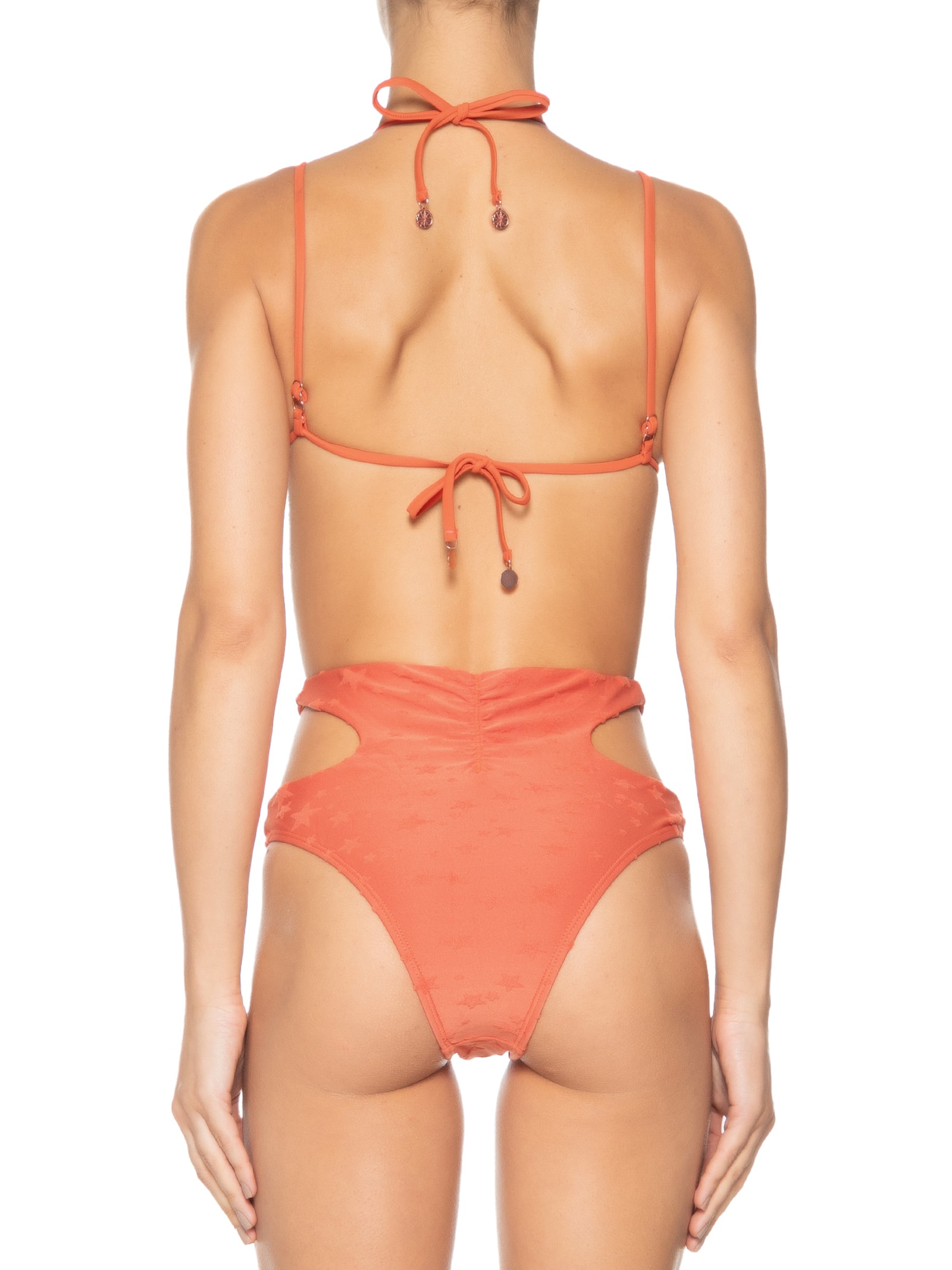 Maiô Cut Out Laranja Mktbeach