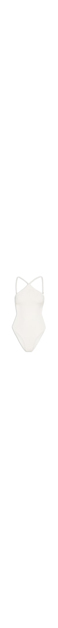 Maiô Decote Halter - Off White