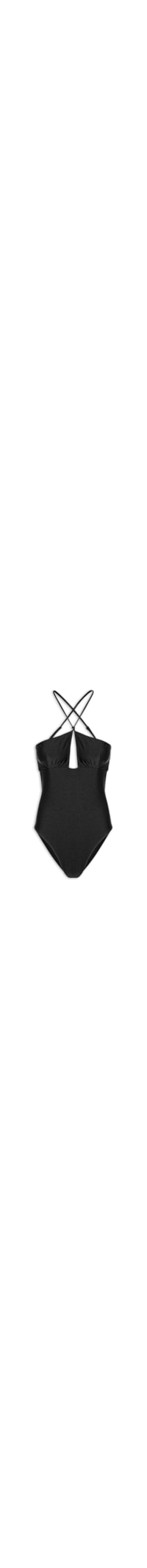 Maiô Decote Halter - Preto