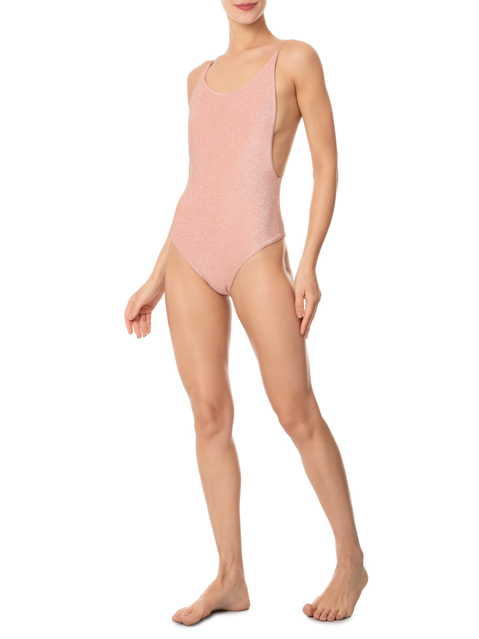 Maiô Decote Redondo Com Alças Finas Rosa '2Essential