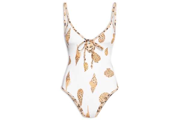 Maiô Double Concha Pintada - Animal Print