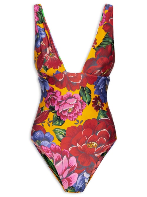 Maiô Double Inverno De Chita - Azul