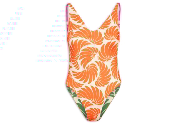 Maiô Double Voo De Banana - Laranja