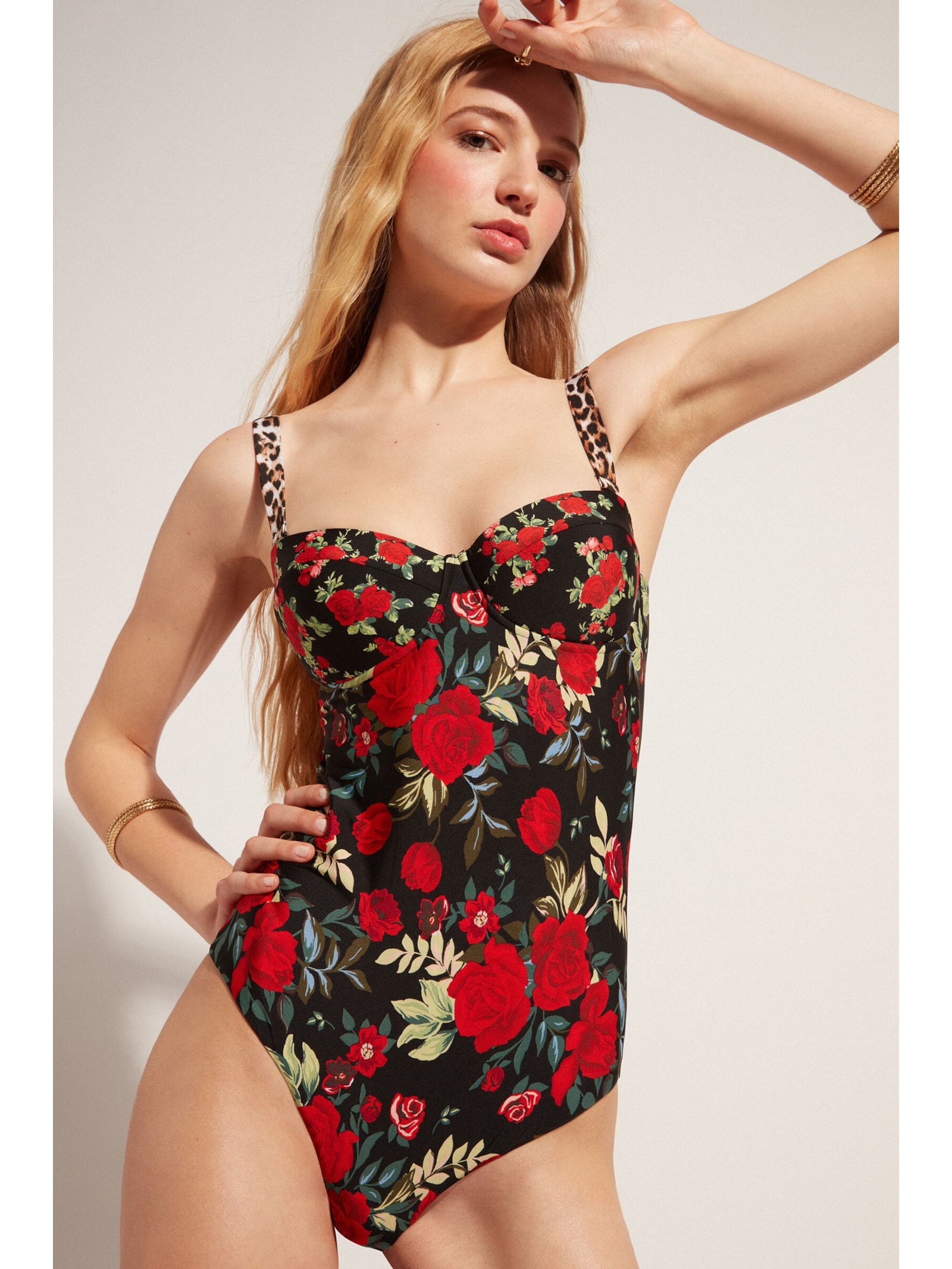 Maiô Dupla Face Almofadado Nizza Preto Calzedonia