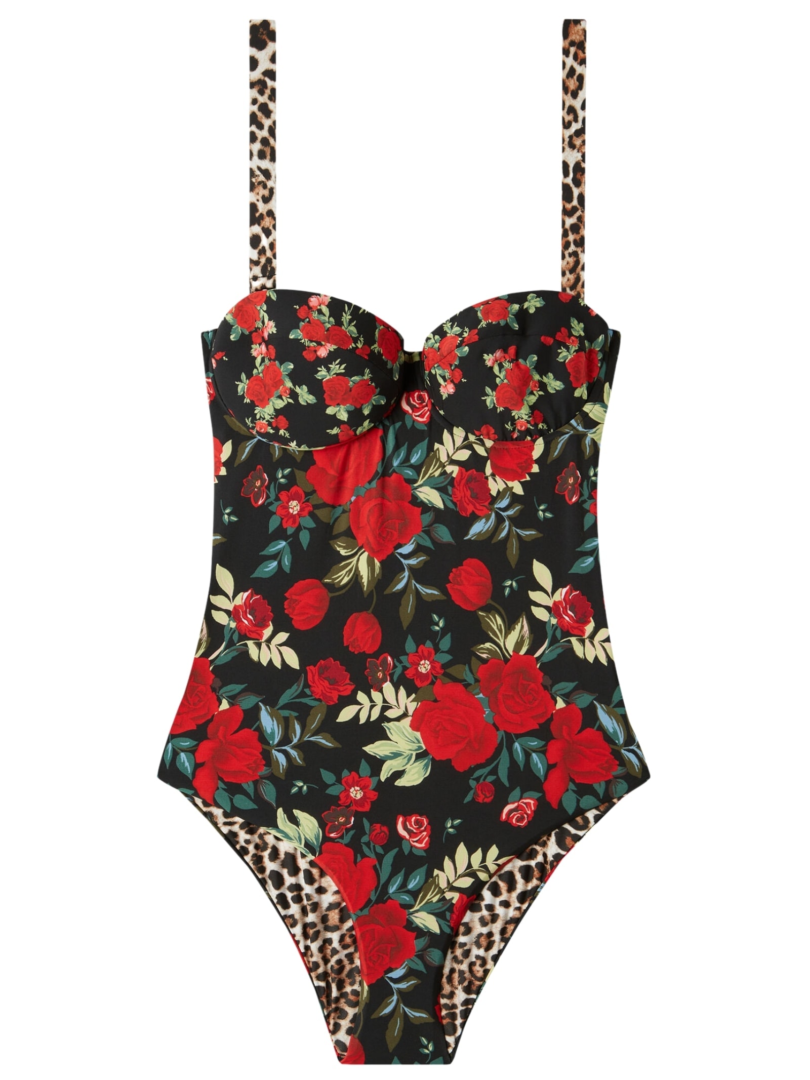 Maiô Dupla Face Almofadado Nizza Preto Calzedonia