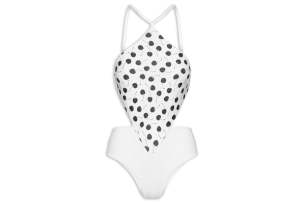 Maiô Engana Mamãe Cherry - Branco