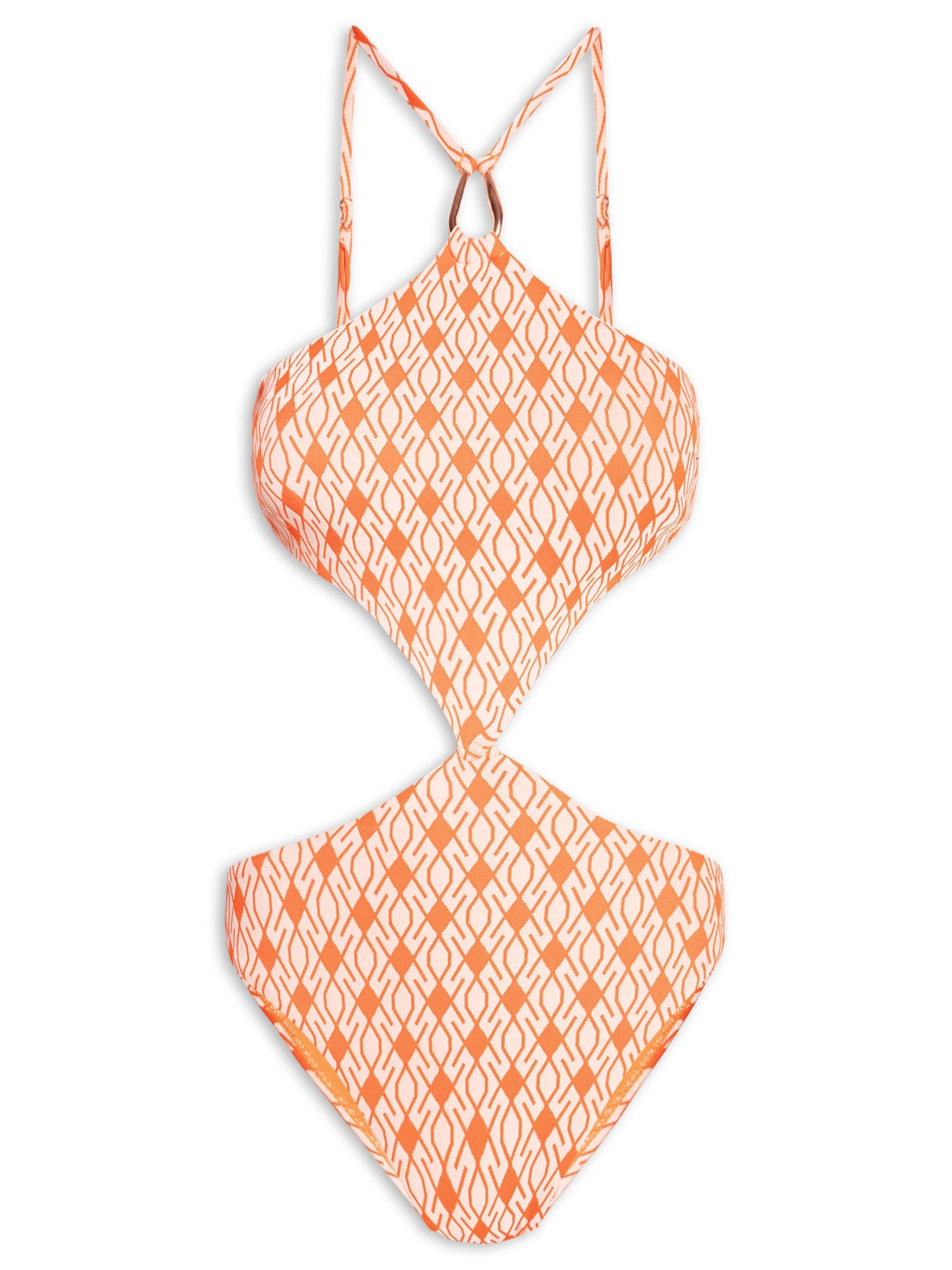 Maiô Engana Mamãe Estampado Laranja Mktbeach