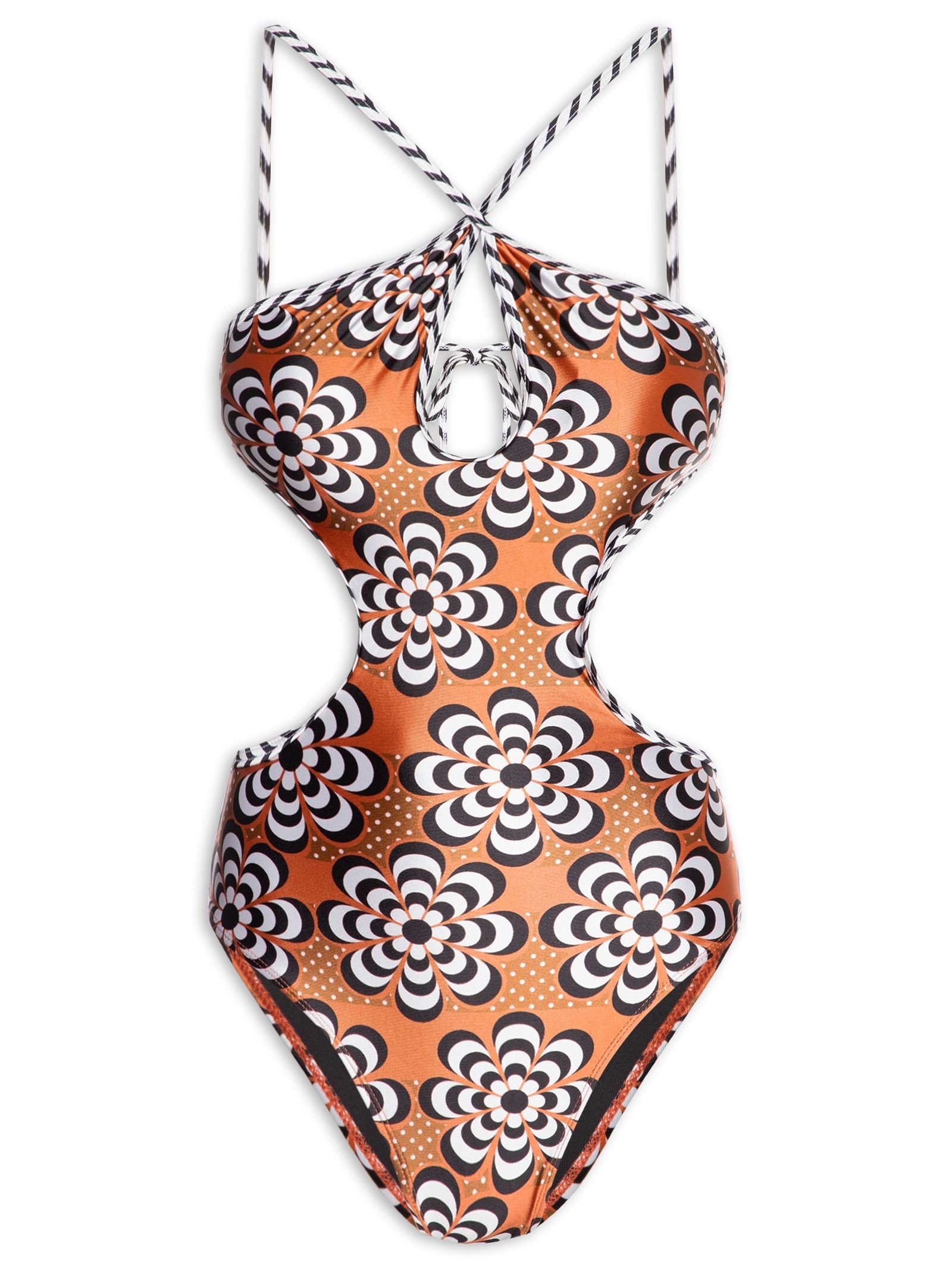 Maiô Engana Mamãe Estampado Marrom Mktbeach