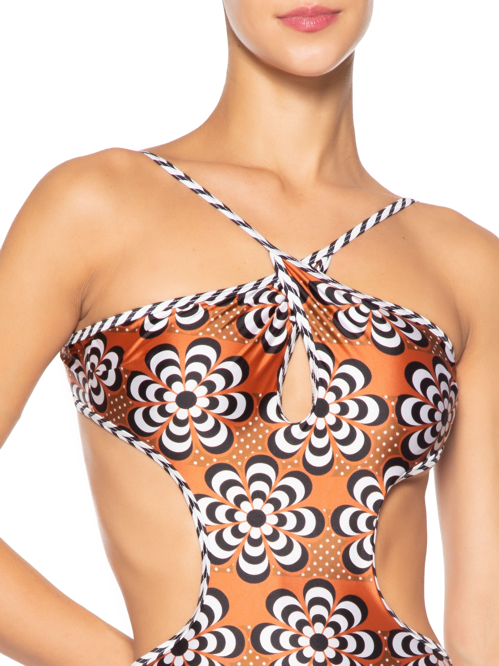 Maiô Engana Mamãe Estampado Marrom Mktbeach