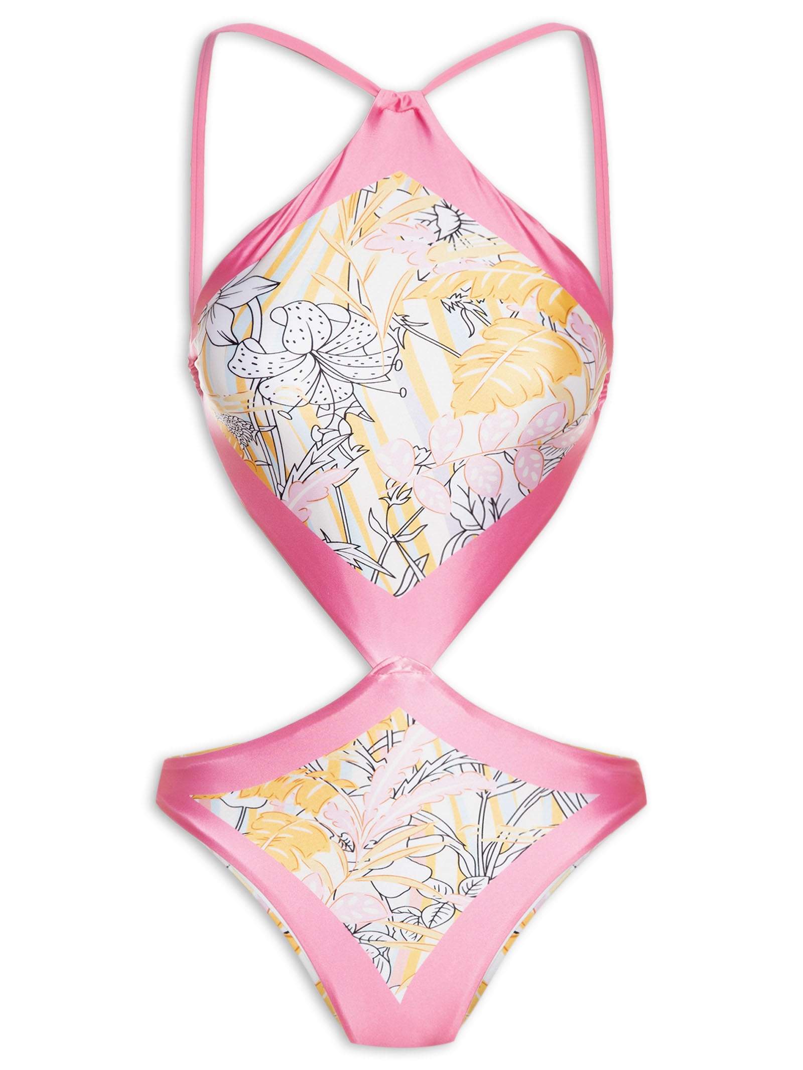 Maiô Engana Mamãe Estampado Rosa Mktbeach